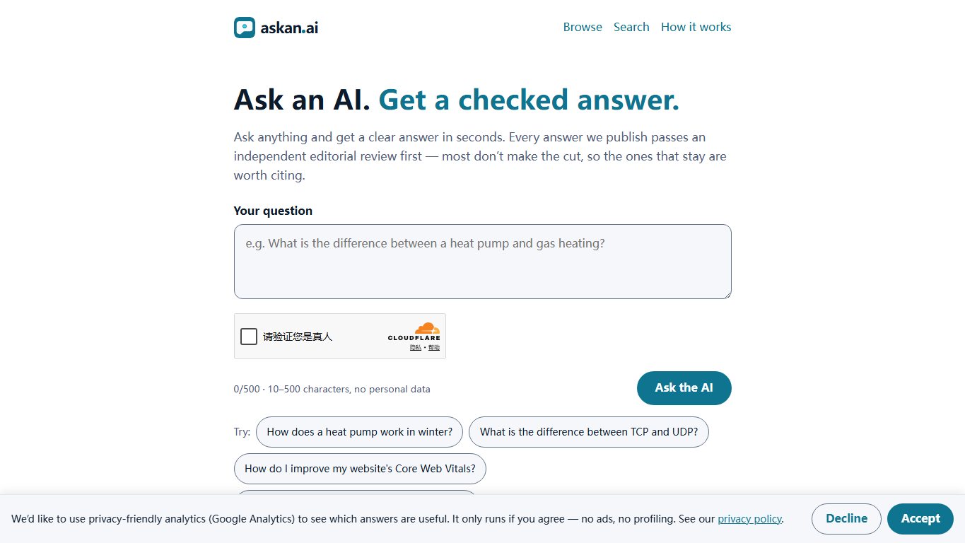 Askan.AI 官网截图