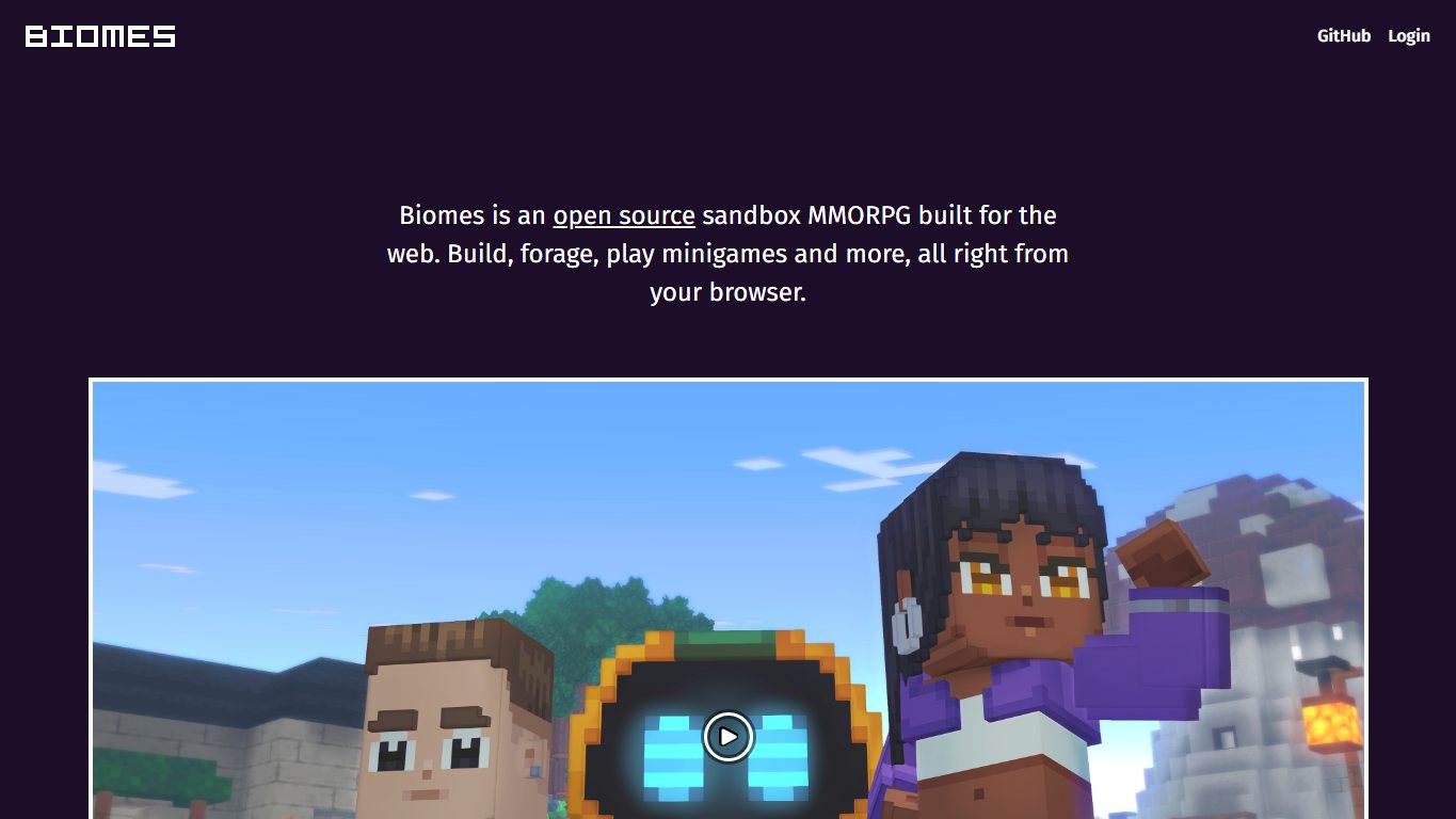 Biomes 官网截图