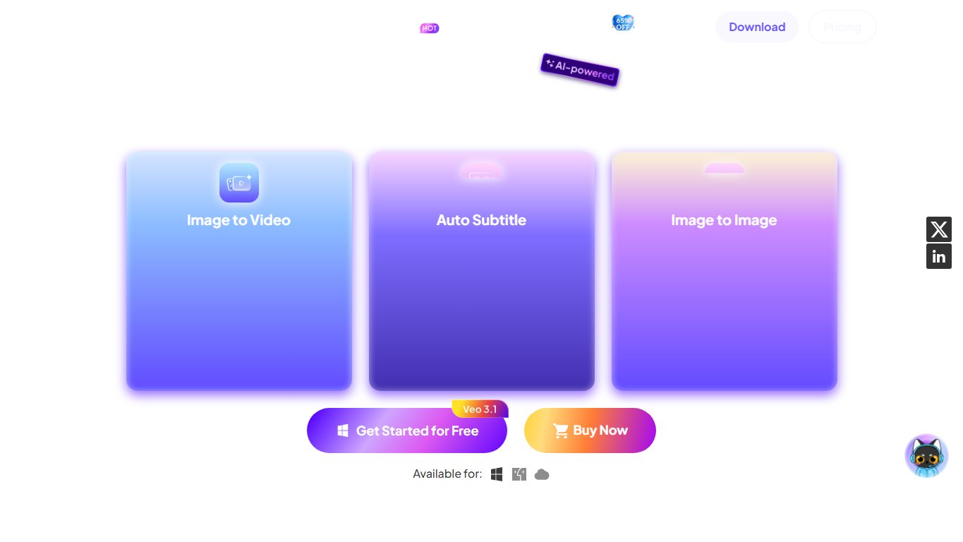HitPaw Edimakor 官网截图