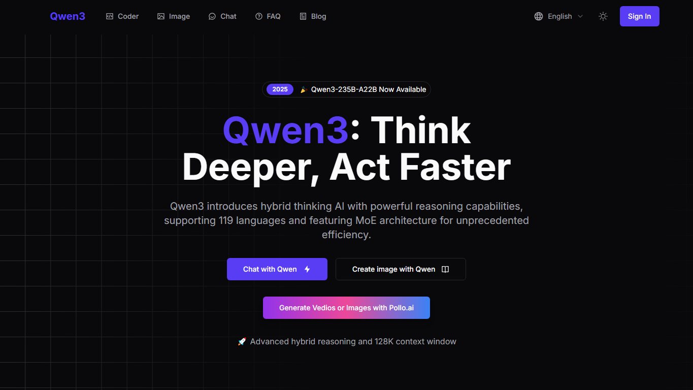 Qwen3.app 官网截图