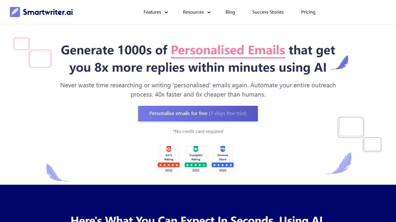 SmartWriter.ai 官网截图