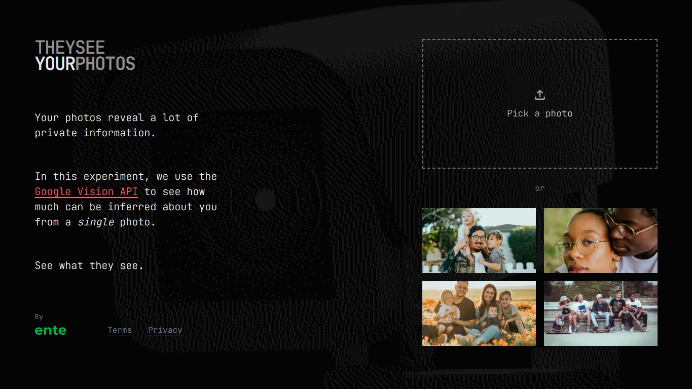 They See Your Photos 官网截图
